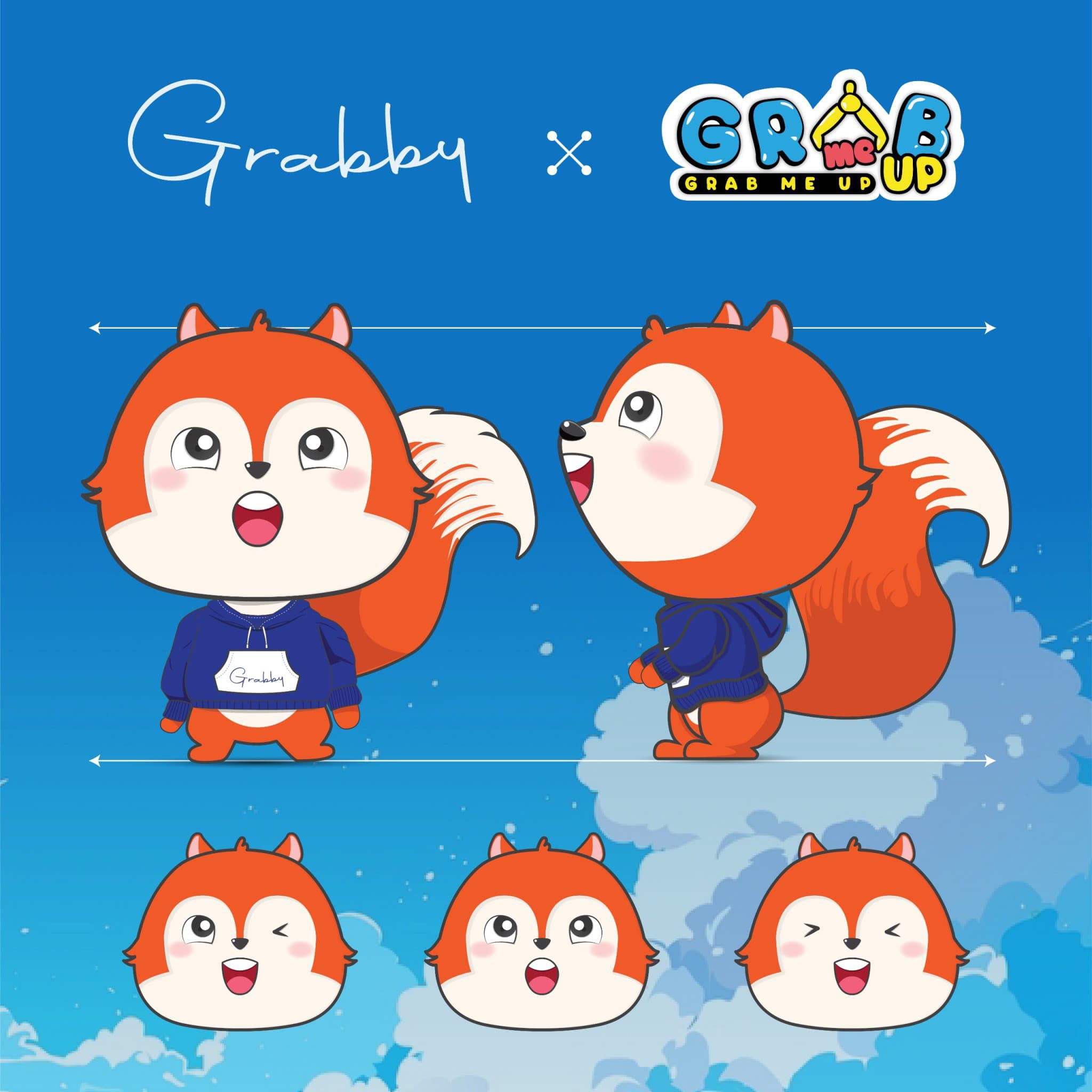 Grabby – Linh vật đáng yêu của Grab Me Up: Người bạn đồng hành cùng tuổi thơ